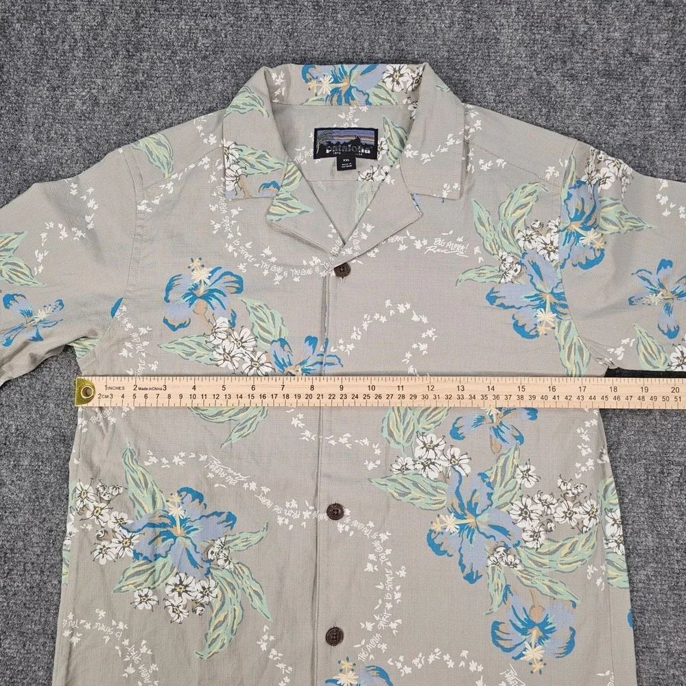 Patagonia Pataloha Kids XXL Hawaiian Organic Cotton Shirt STY62495‎ FA23